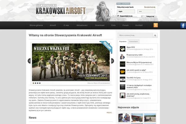 krakowskiairsoft.pl site used Krakowskiairsoft