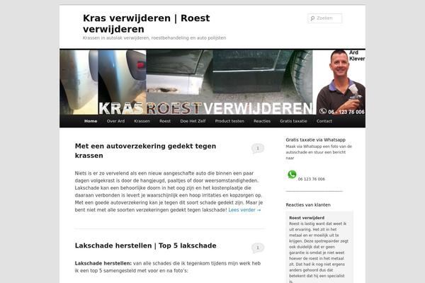 WordPress website example screenshot