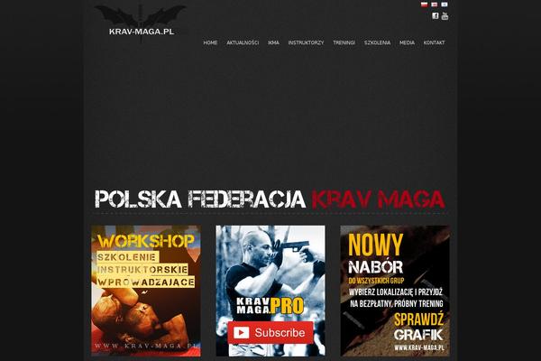Kravmaga theme site design template sample