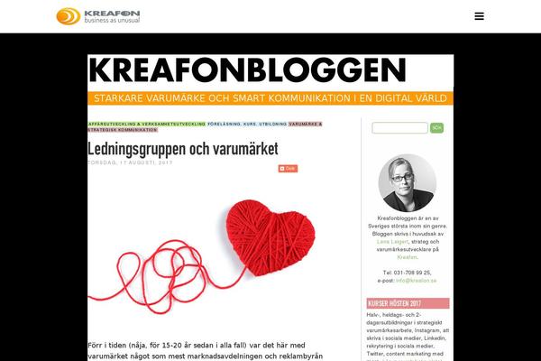 kreafonbloggen.se site used Kreafon