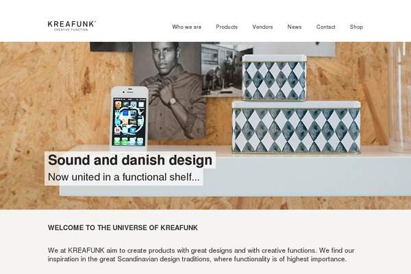 kreafunk theme websites examples