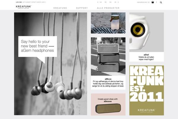 kreafunk.dk site used Kreafunk