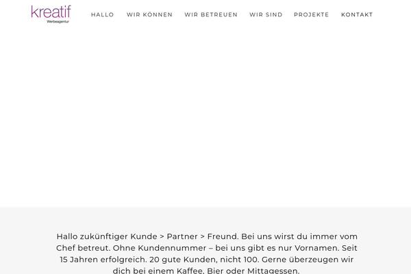 kreatif.ch site used Deliver