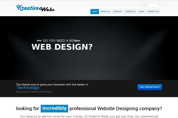 WordPress website example screenshot