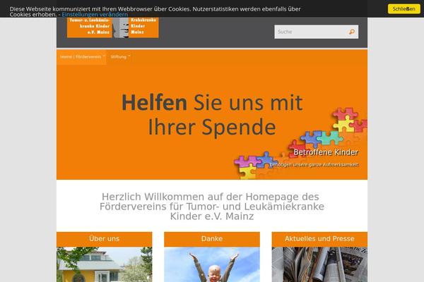 WordPress website example screenshot