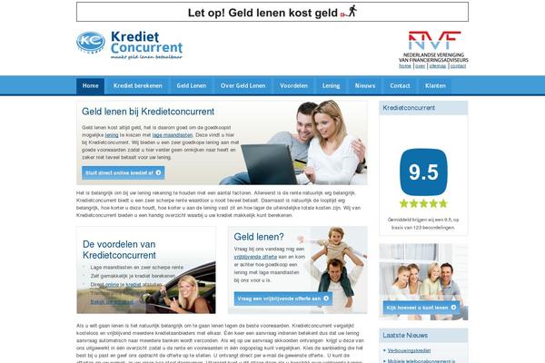 kredietconcurrent.nl site used Kredietconcurrent