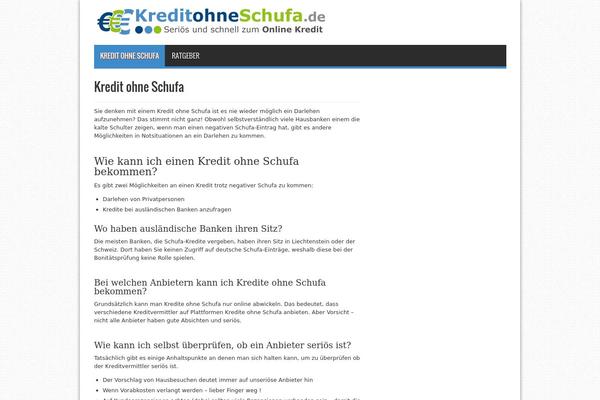 Iconic One theme site design template sample