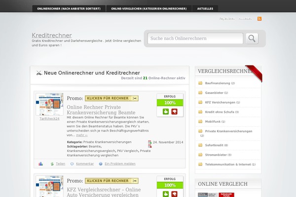kreditrechner-darlehen.de site used Clipper