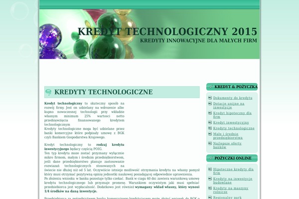 kredytytechnologiczne.eu site used Green_link