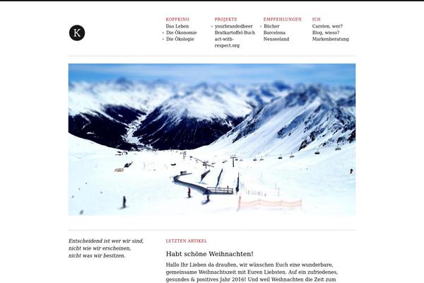 WordPress website example screenshot