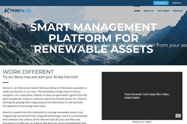 WordPress website example screenshot