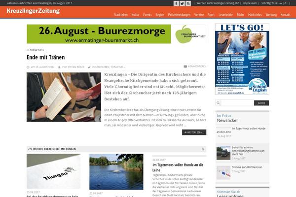 WordPress website example screenshot