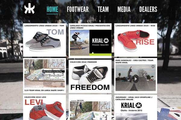 krialfootwear.com site used Shaken-grid
