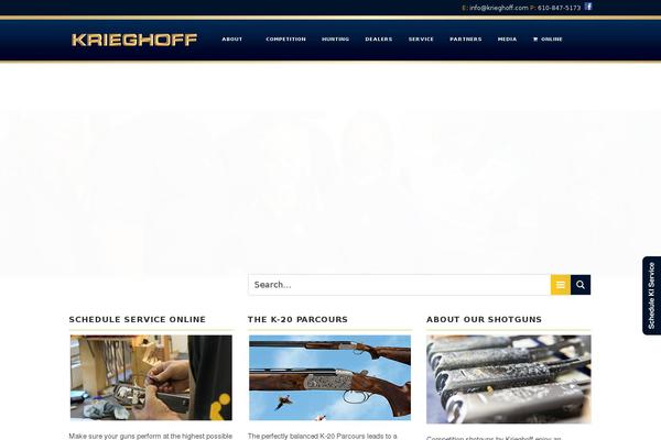 krieghoff theme websites examples