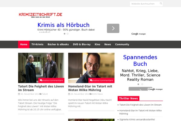 krimizeitschrift.de site used Discover
