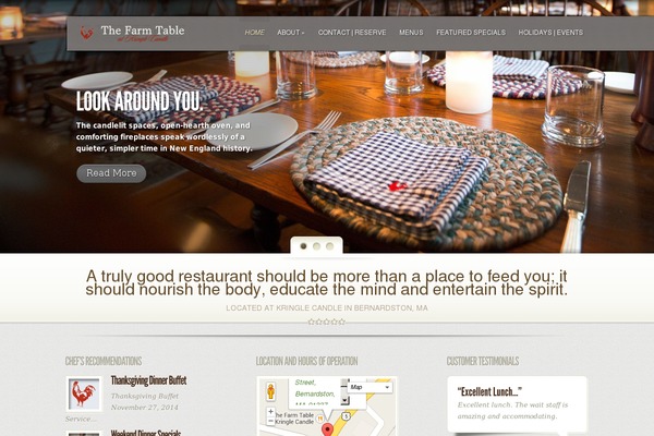 MyCuisine theme site design template sample