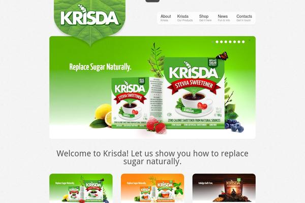 krisdasweetener.com site used Krisda