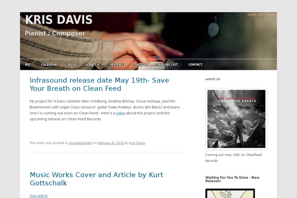 Site using GigPress plugin