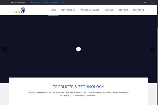 krishil7.com site used Krishil