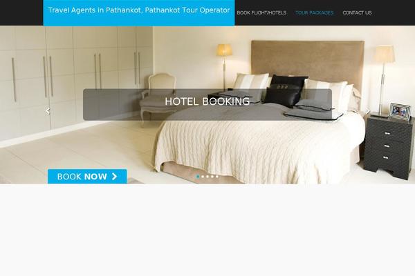 SKT Hotel Lite theme site design template sample