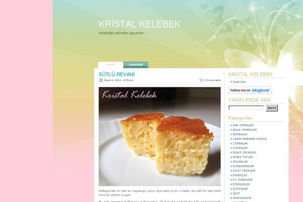 kristalkelebek.com site used Colour