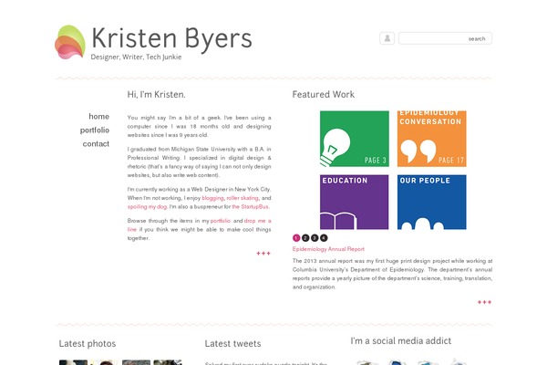 kristenbyers.net site used Inuance