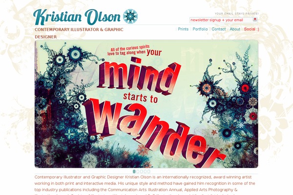 WordPress website example screenshot