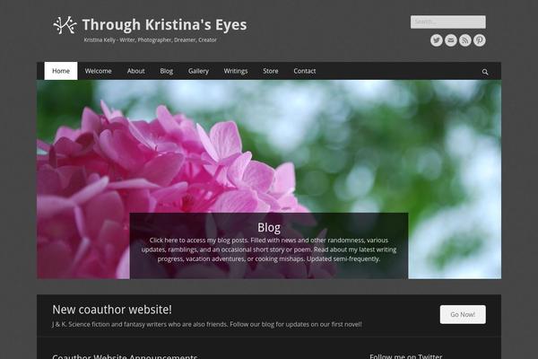 kristinaseyes.com site used Catch Responsive