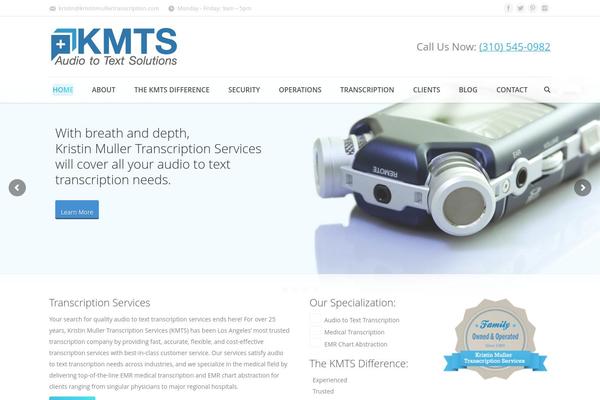 The7 theme site design template sample