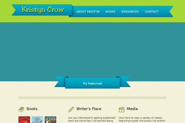 kristyncrow.com site used Crow-theme