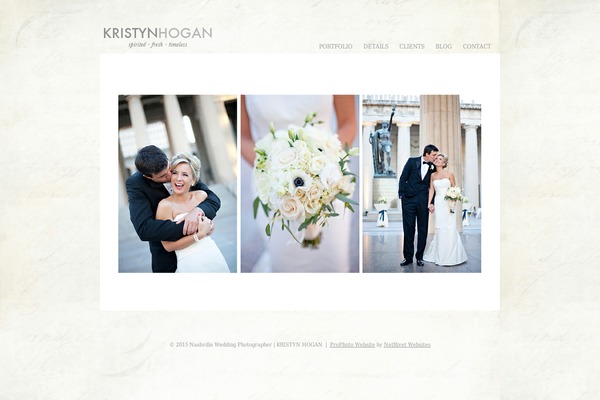 Prophoto4 theme site design template sample