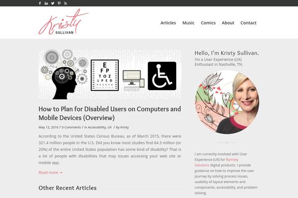Enfold theme site design template sample