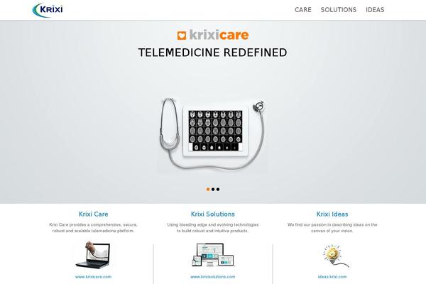 Care theme site design template sample