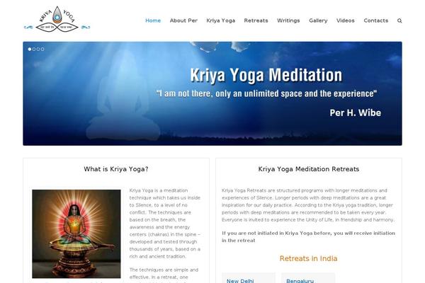 Kriya website example screenshot