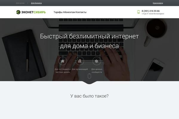 WordPress website example screenshot