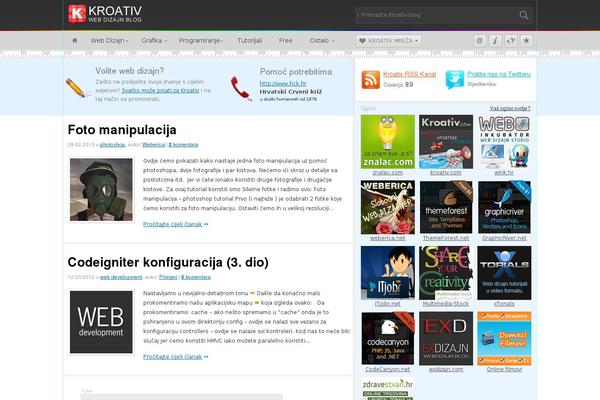 kroativ.net site used Kroativ