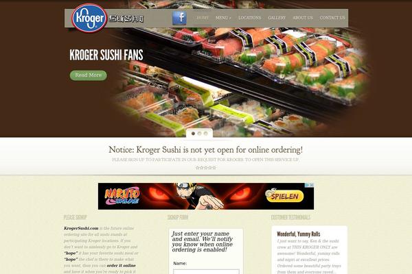 MyCuisine theme site design template sample