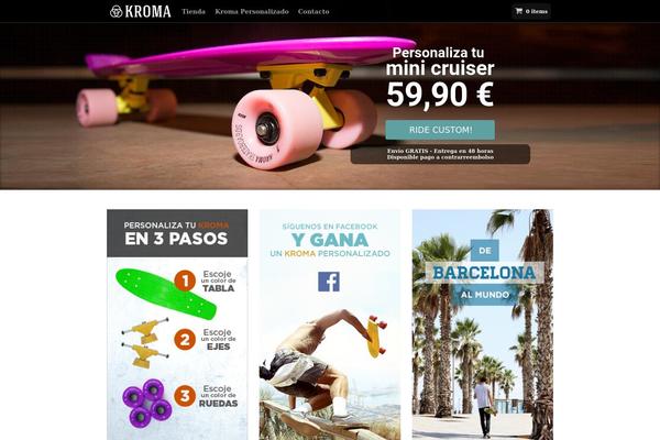 kromaskateboards.com site used Metacomshop