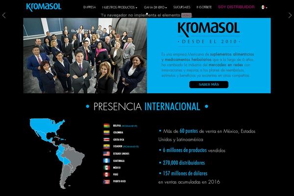 kromasol.com site used Kromasol