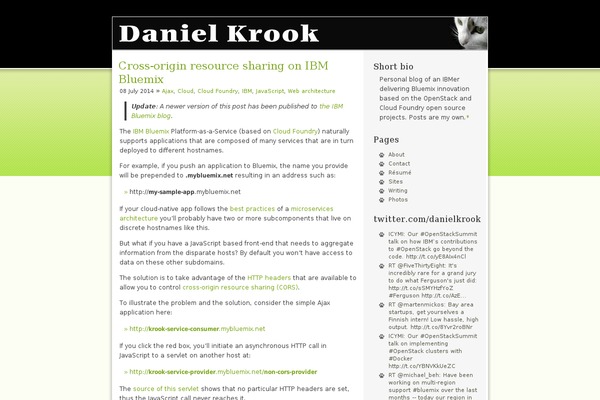krook.net site used Krook