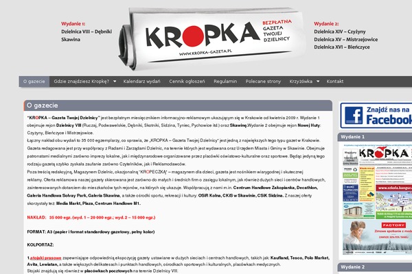 kropka-gazeta.pl site used Northern-Clouds