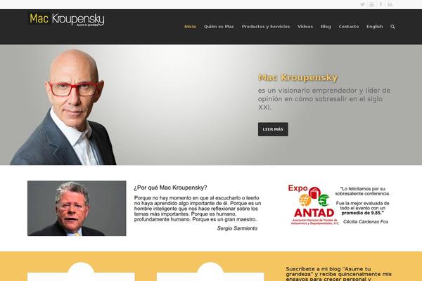 WordPress website example screenshot
