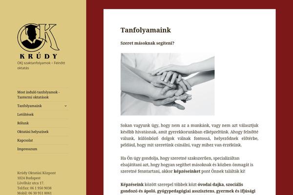 Twentyfifteen Child theme site design template sample