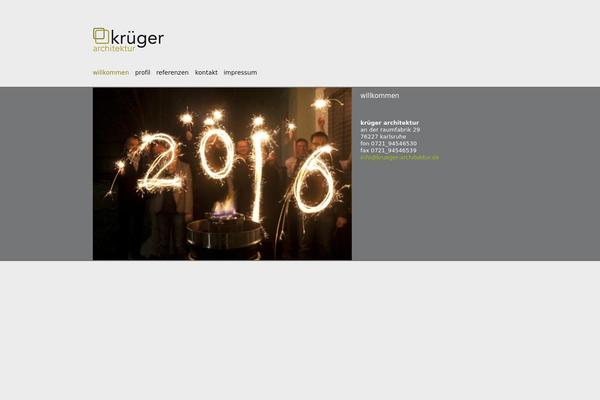 krueger-architektur.de site used Krueger