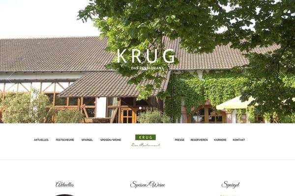 krug-das-restaurant.de site used The Flavour