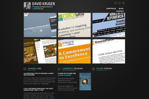 krugerdavid.com site used Kdtheme