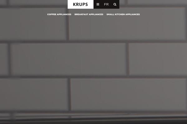 krups.ca site used Krups
