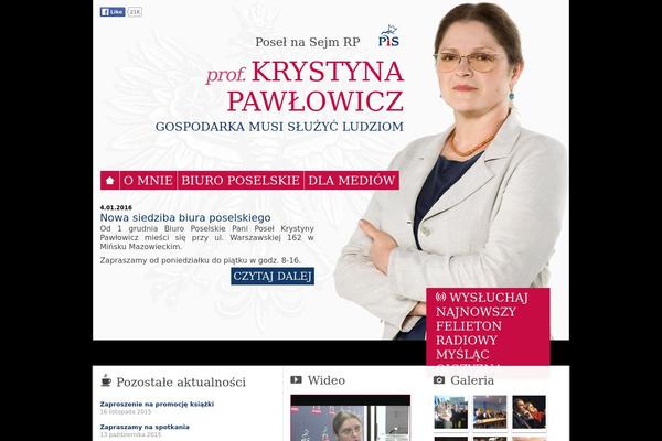 krystynapawlowicz.pl site used New-prof