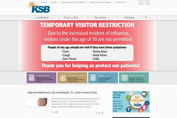 ksbhospital.com site used Ksb-hospital