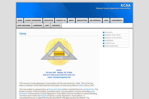 kscaa.net site used Blue Taste